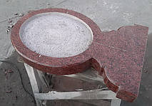 Дитячий пам'ятник з граніту зі скульптурою ангела №211 3