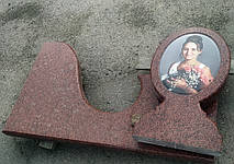 Дитячий пам'ятник з граніту зі скульптурою ангела №211 7