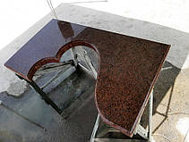 Дитячий пам'ятник з граніту зі скульптурою ангела №211 6