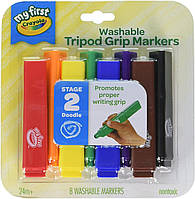 Набор маркеров Crayola My First, Washable Tripod Grip Markers 8 шт. (81-1386)