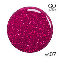 Гель-лак GO Active Always Sparkle №007 фуксія з блискітками 10 мл