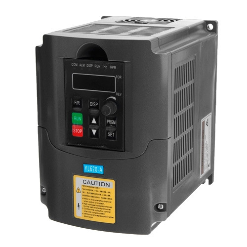 Инвертор частотный преобразователь 2.2кВт 220В для шпинделя ЧПУ YL620-A ...