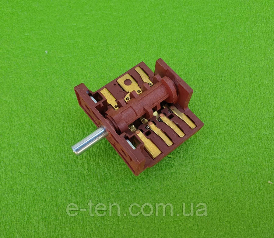 Перемикач п'ятипозиційний AC417A (AC4) / 16 А / 250 V / Т150 (контакти зовні 5+5) ARGESON, Туреччина