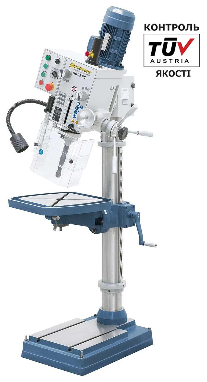 GB 35 HS Промисловий різьбонарізний свердлильний верстат на колоні (2,2 кВт) Bernardo