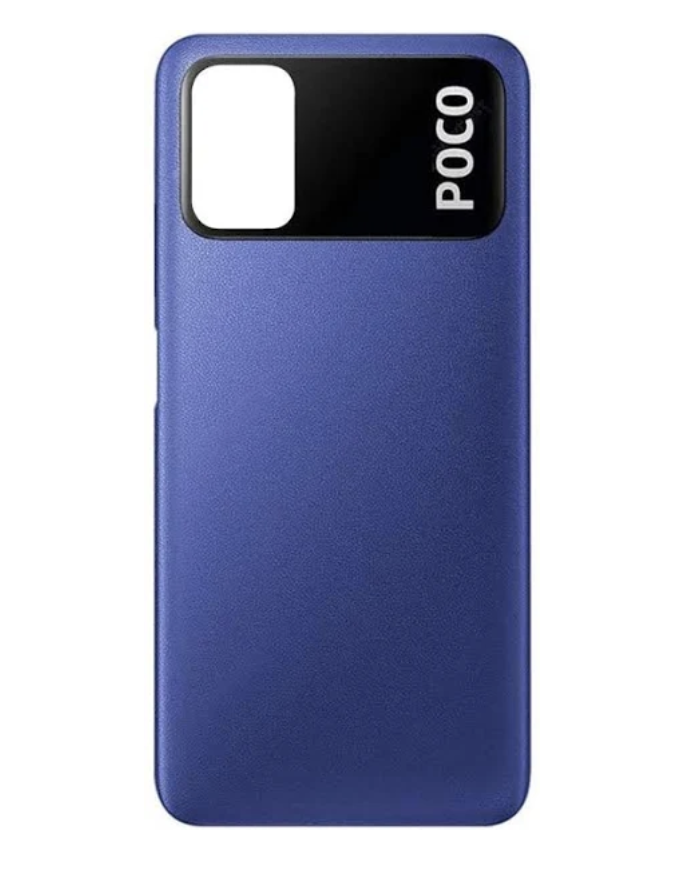 Задня кришка для Xiaomi Poco M3, синя, Cool Blue, оригінал (Китай), фото 1