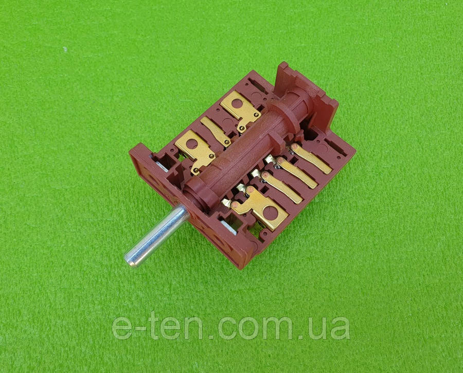Перемикач чотирьохпозиційний AC631A (AC6) вал 631 / 16А /250V /Т150 (контакти зовні 5+5) ARGESON,Туреччина
