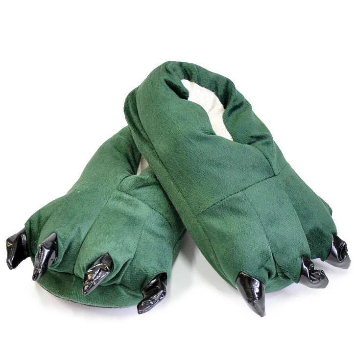 Капці лапки кігтики зелені для кігурумі, фото 1