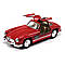Дитяча колекційна машинка Kinsmart Mersedes-Benz 300SL KT5346W металева інерційна відчиняються двері іграшка, фото 4