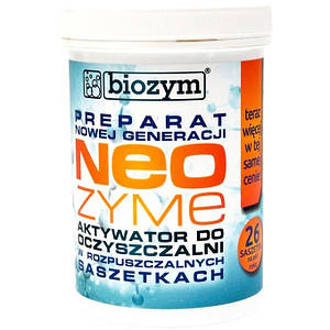 Біопрепарат, активатор для очисних споруд NEOZYME (в пакетиках), біопрепарат для септиків, 26 шт - Biozym