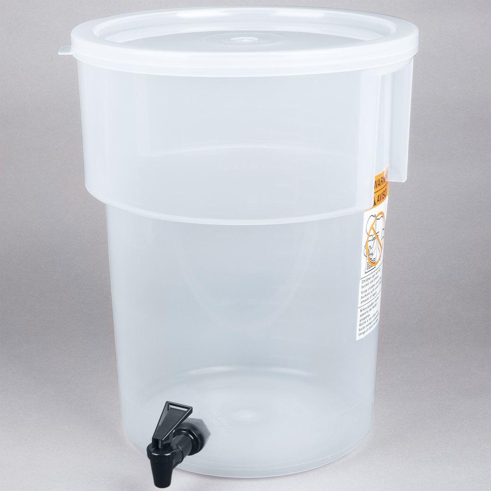 Диспенсер для напоїв One Chef 22л круглий, фото 1