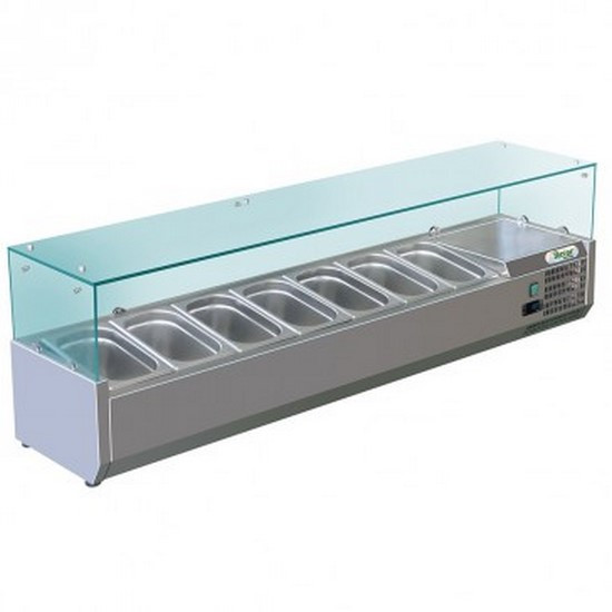 Вітрина для начинки 7 x GN 1/4 Forcold G-VRX1500-330