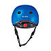 Захисний шолом преміум MICRO з LED габаритами розмір M 52-56 cm Темно-синій, фото 6
