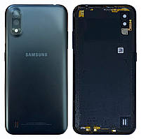 Кришка задня Samsung A015 Galaxy A01 (2020) чорна