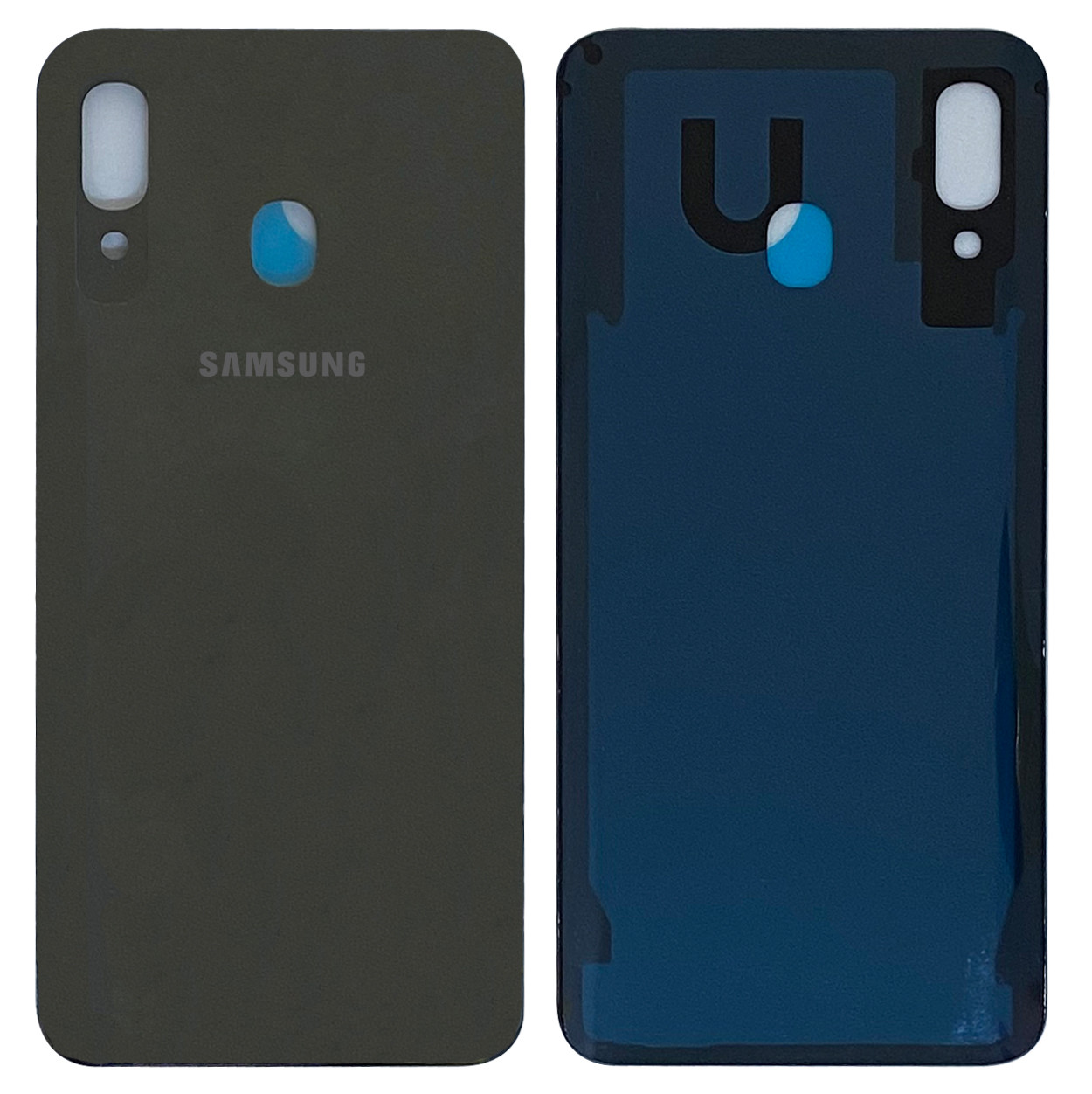 Кришка задня Samsung A205 Galaxy A20 (2019) Чорна, фото 1