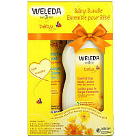 Weleda, набор средств по уходу для детей, календула, набор из 2 предметов