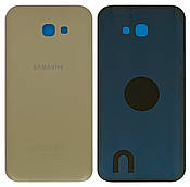 Кришка задня Samsung A720F Galaxy A7 (2017) Золота скло оригінал PRC