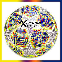 Міцний футбольний ігровий м'яч зірки FB20153, крутий дитячий жовтий м'яч розмір 5 для вуличного футболу