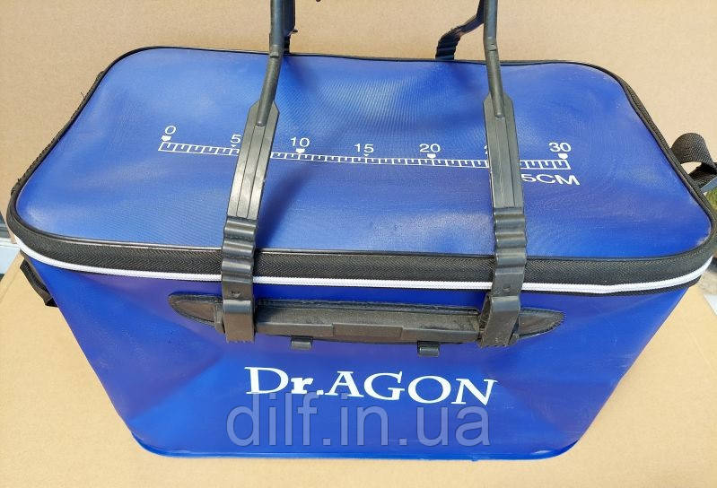 Сумка рибальська Dr.AGON Bakkan 40см 25л ПВХ В25540