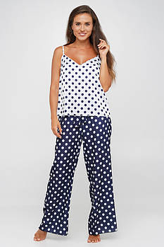 Піжама майка та штани в горох