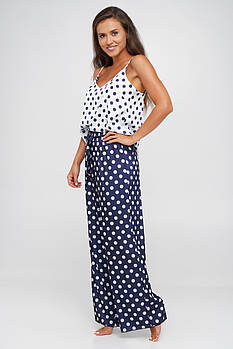 Піжама майка та штани в горох