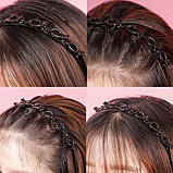 Обруч (водок) на голову з кліпсами-заколками для укладання волосся і плетіння косичок Hair Twister Headband, фото 3