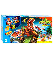 Трейлер інер-ий машини 2шт,динозавр звук.(англ.),в кор.-ці,75х39х8,5см №8899-93(8)