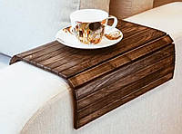 Від 12*20 см Столик-накладка на диван из дерева на подлокотник, Органайзер на подлокотник дивана