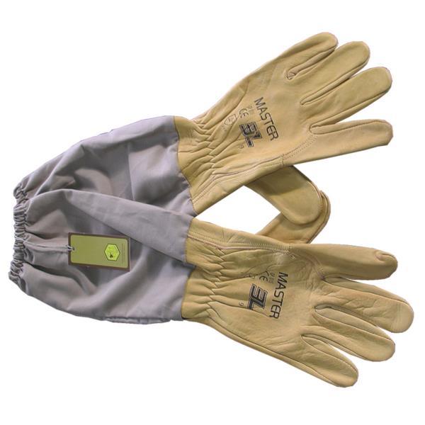 Рукавички шкіряні з манжетами