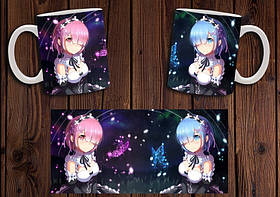 Чашка "Re:Zero" / Кружка Переродження: Життя з нуля в іншому світі №7