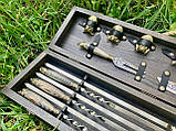 Набір шампурів в кейсі «Преміум» ручної роботи, фото 3