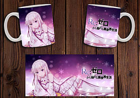 Чашка "Re:Zero" / Кружка Переродження: Життя з нуля в іншому світі №8