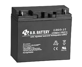 Акумуляторна батарея AGM 20 А/год 12 В EB20-12 циклічний режим BB Battery