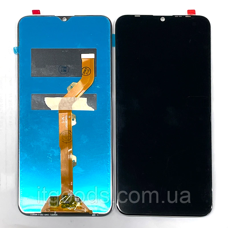 Оригінальний дисплей (модуль) + тачскрін (сенсор) для Tecno Camon 12 (CC7) (чорний колір)