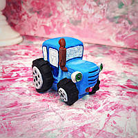 Синий трактор с итальянской глазури