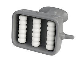 Насадка вакуумно-роликова на 3 ролики з вертикальною ручкою ( рибристі ролики )