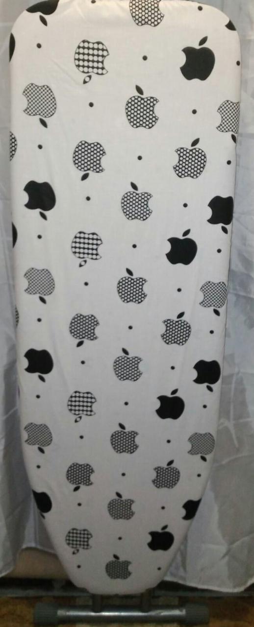 Чохол 150х50 см на прасувальну дошку apple білий (Premium)
