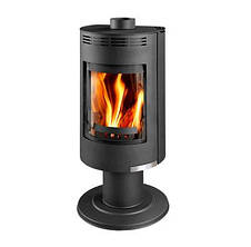 Піч-камін на дровах Thorma Andorra Exclusive (Black, Grey) з обертовою ніжкою, фото 2