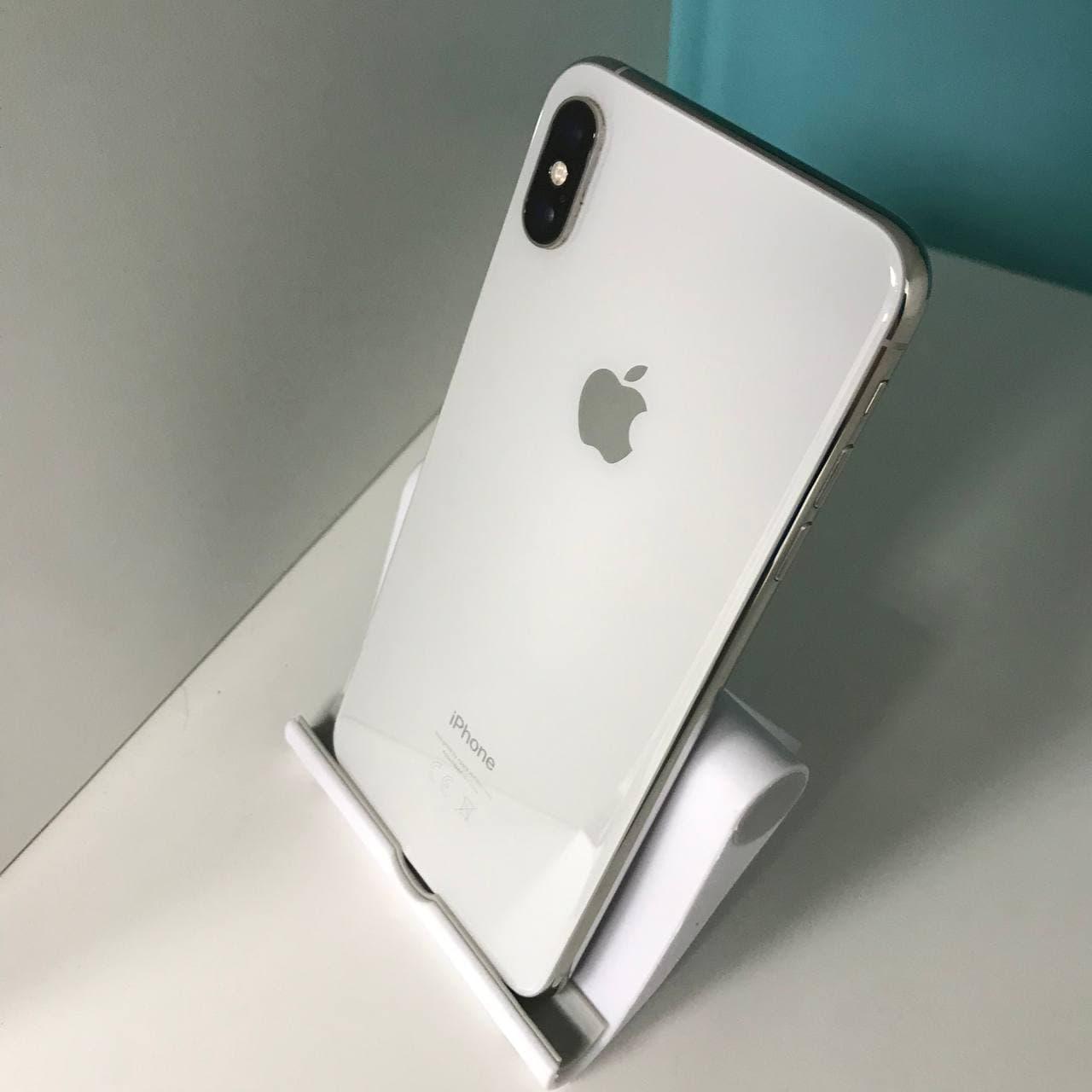 БУ Смартфон Apple iPhone XS Max 64GB срібний (Оригинал Apple, идеал)