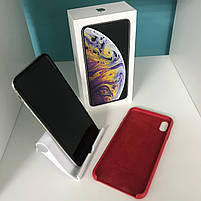 БУ Смартфон Apple iPhone XS Max 64GB срібний (Оригинал Apple, идеал), фото 10
