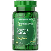 Сульфат железа Puritan's Pride Iron Ferrous Sulfate 28 mg (100 таблеток.)