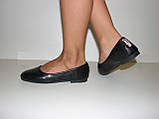 Дитячі чорні балетки для школи розмір 31 34, фото 5