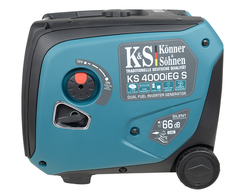 Газобензиновий генератор Könner & Söhnen KS 4000iEG S (3.5 кВт)