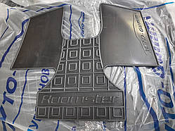 Ворсові килимки в салон SKODA Roomster (Сірі)