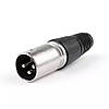 Роз'єм XLR BIG GCF502/3P штекер тато, фото 3