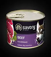 Savory Gormand Beef консерви з яловичиною для собак 200 г