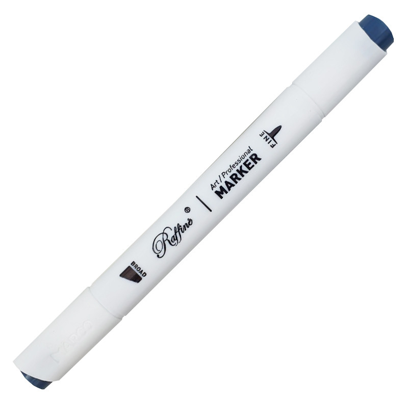 Скетч маркер двосторонній Marco Raffine Blue grey BG09, 917286, фото 1