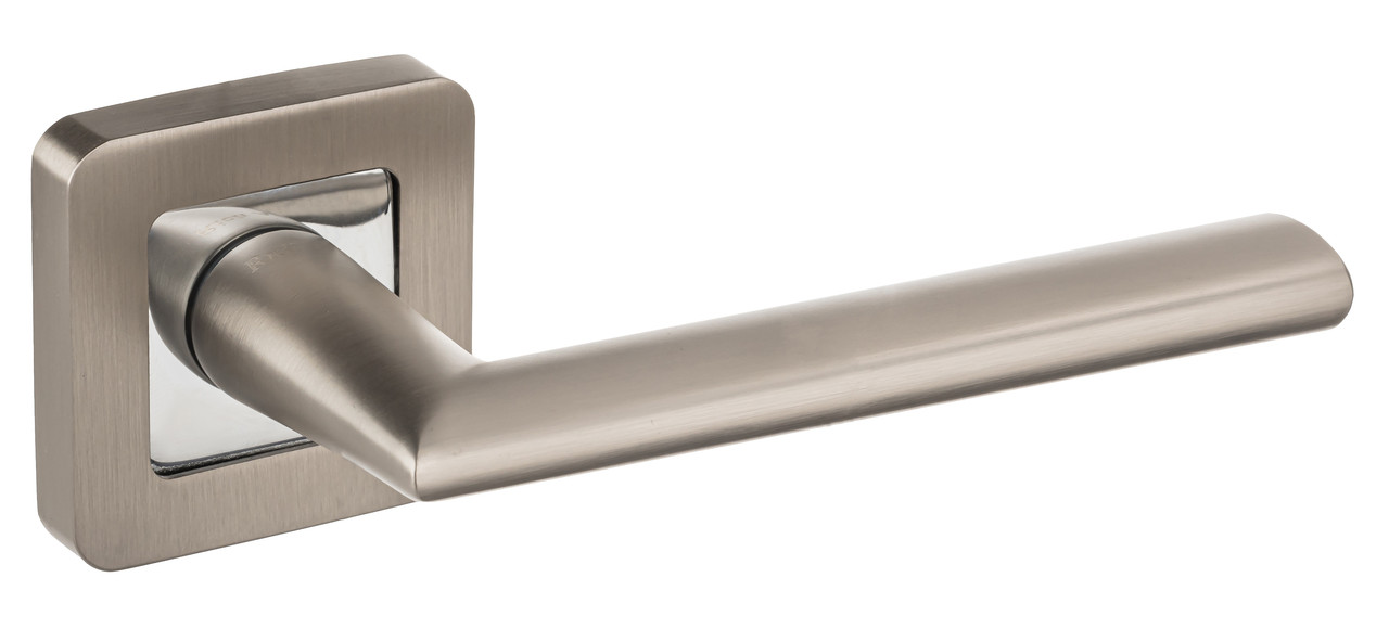 Ручка дверна Rich Art Лаура 6253 R23 матовий нікель/хром (Китай)