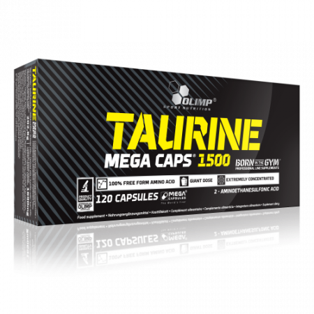 Таурин - Olimp Taurine Mega Caps / 120 capsules