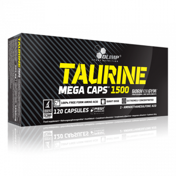 Таурин - Olimp Taurine Mega Caps / 120 capsules