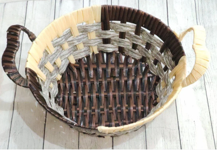 Плетений кошик Helios для хліба 280 мм з ручками (7324), фото 1